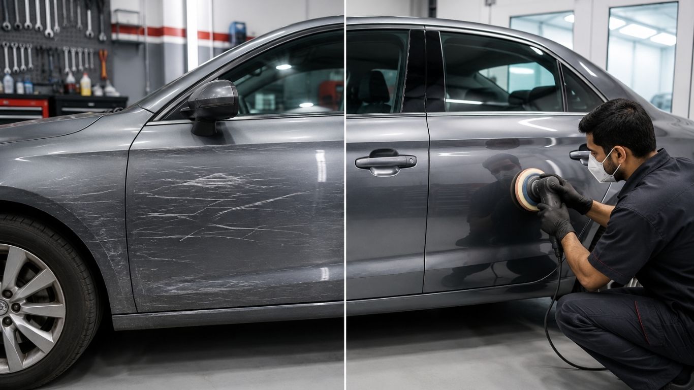 Car Scratch Repair vs Car Dent Repair